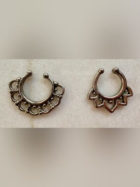 Silver Bull Nose Charms